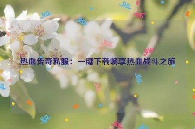 热血传奇私服：一键下载畅享热血战斗之旅