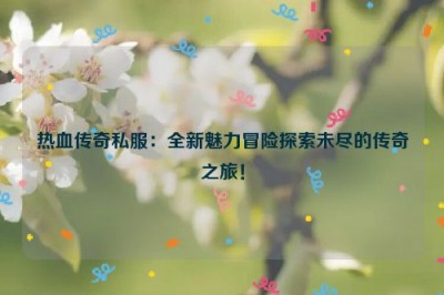 热血传奇私服：全新魅力冒险探索未尽的传奇之旅！