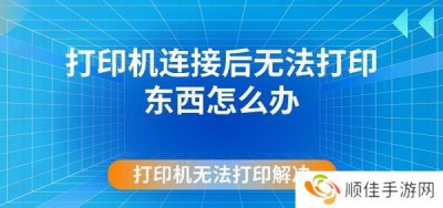 打印机连接后无法打印东西怎么办 打印机无法打印解决