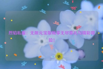 烈焰私服：无限元宝版畅享无尽豪礼与精彩冒险！