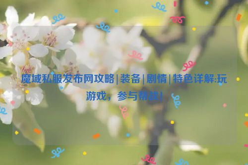 魔域私服发布网攻略|装备|剧情|特色详解:玩游戏，参与帮战！