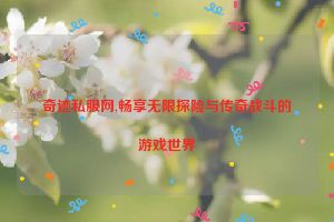 奇迹私服网,畅享无限探险与传奇战斗的游戏世界