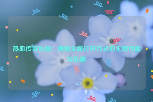 热血传奇私服：揭秘全新打开方式的无限可能与乐趣