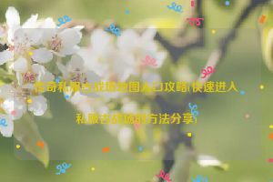 传奇私服古战场地图入口攻略(快速进入私服古战场的方法分享)