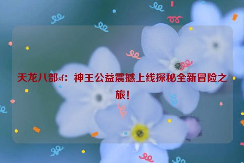 天龙八部sf：神王公益震撼上线探秘全新冒险之旅！