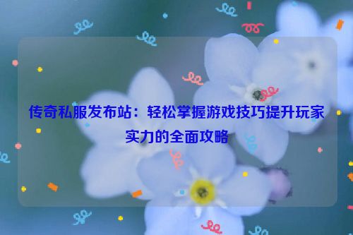 传奇私服发布站：轻松掌握游戏技巧提升玩家实力的全面攻略